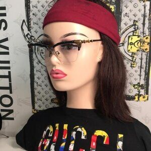 New Authentic Gucci Black and Brown Eyeglasses GG0660o 001